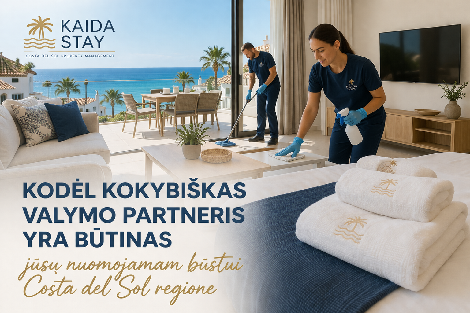 Kodėl kokybiškas apartamentų valymas Costa del Sol yra svarbu Jūsų NT nuomos sėkmei